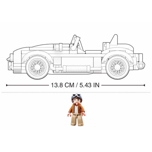 Sluban Cobra GT40 Sports Car Building Block Model – 169 Pieces | M38-B0706A