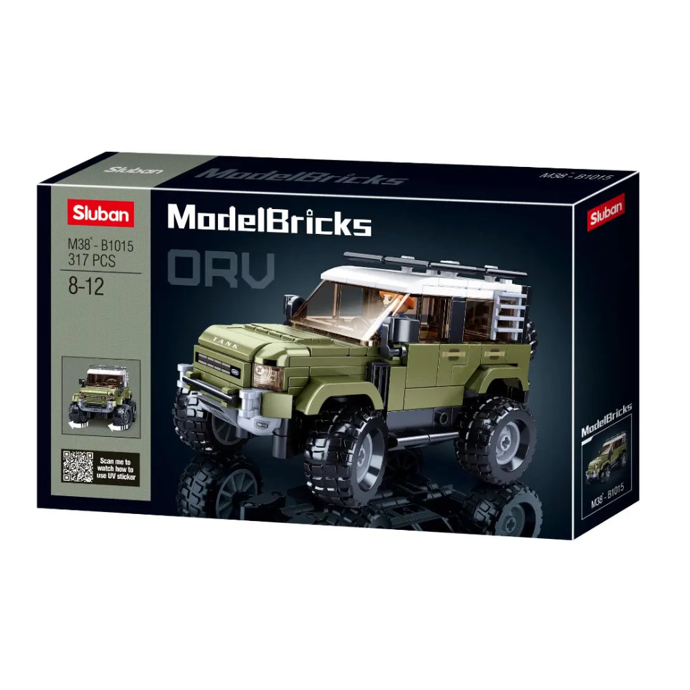 Sluban ORV Off-Road SUV Building Block Model – 317 Pieces | M38-B1015