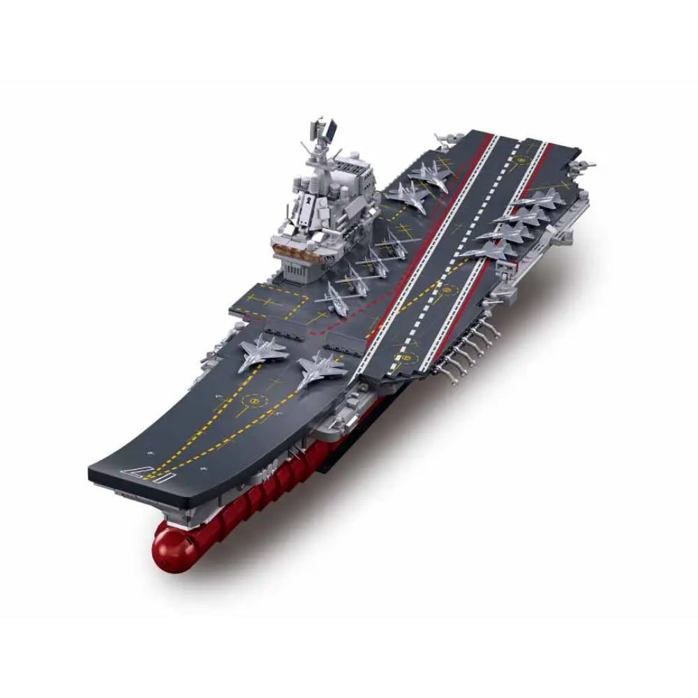 Sluban Shandong Aircraft Carrier 1:450 Building Block Model – 1,413 Pieces | M38-B1189