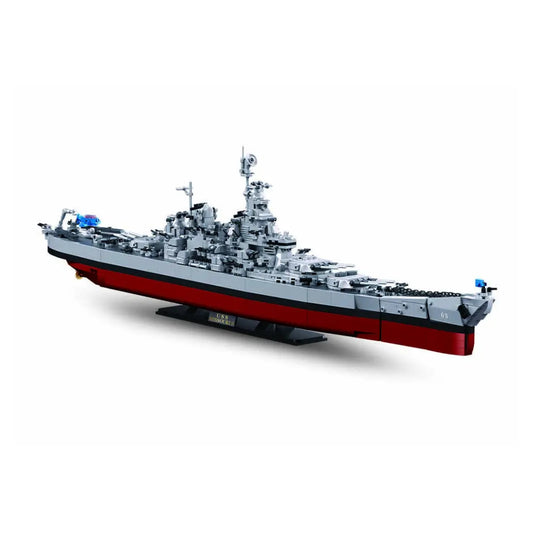 Sluban USS Missouri Battleship 1:350 Building Block Model – 1,739 Pieces | M38-B1291