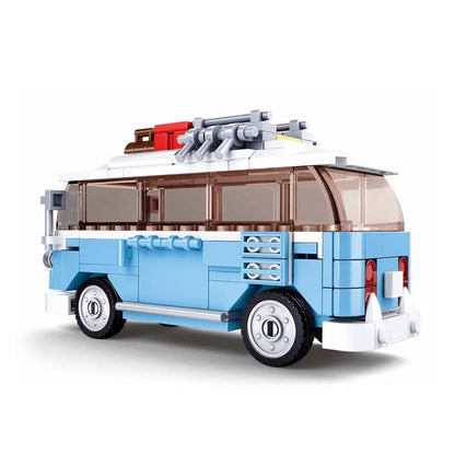 Sluban T1 Camper Van Building Block Model – 227 Pieces | M38-B0707