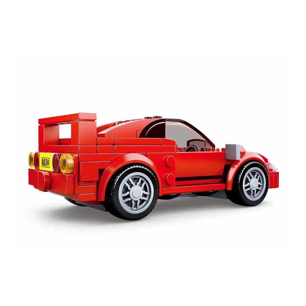 Sluban F40 Sports Car Building Block Model – 163 Pieces | M38-B0706D