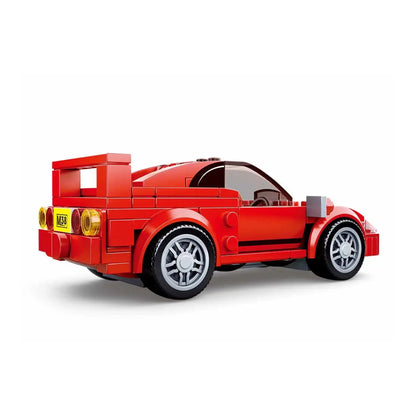 Sluban F40 Sports Car Building Block Model – 163 Pieces | M38-B0706D