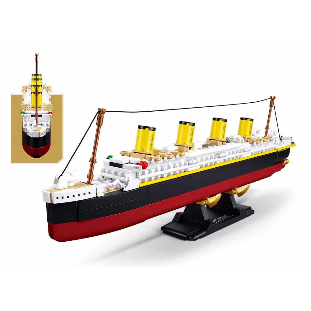 Sluban Titanic 1:700 Scale Building Block Model – 378 Pieces | M38-B1551