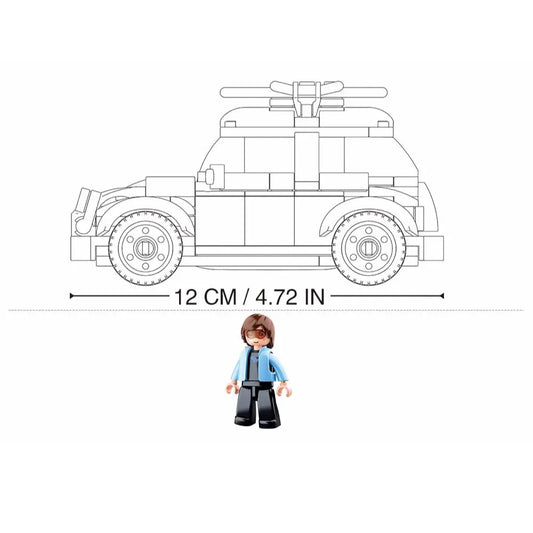 Sluban Beetle Car Building Block Model – 176 Pieces | M38-B0706C
