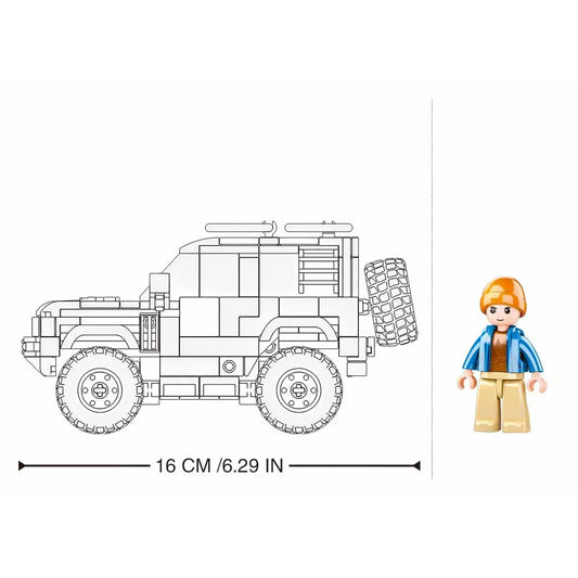 Sluban ORV Off-Road SUV Building Block Model – 317 Pieces | M38-B1015