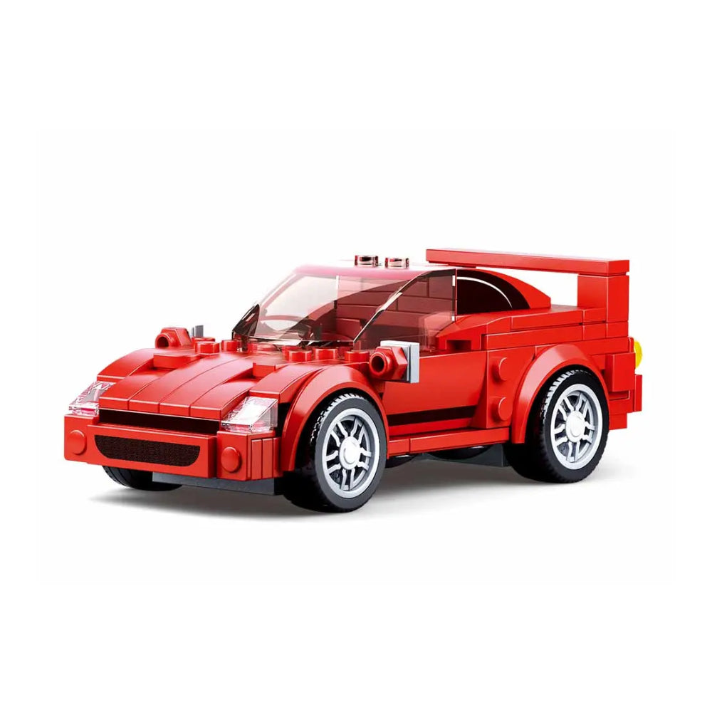 Sluban F40 Sports Car Building Block Model – 163 Pieces | M38-B0706D