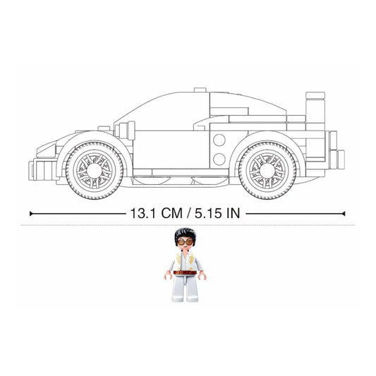 Sluban F40 Sports Car Building Block Model – 163 Pieces | M38-B0706D