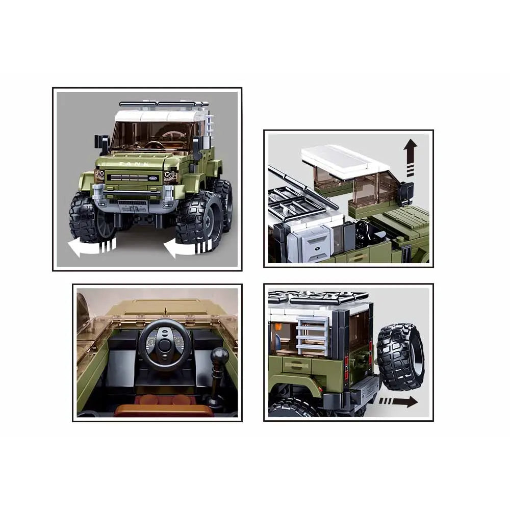 Sluban ORV Off-Road SUV Building Block Model – 317 Pieces | M38-B1015