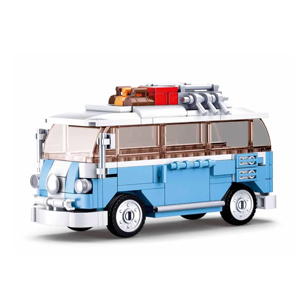 Sluban T1 Camper Van Building Block Model – 227 Pieces | M38-B0707