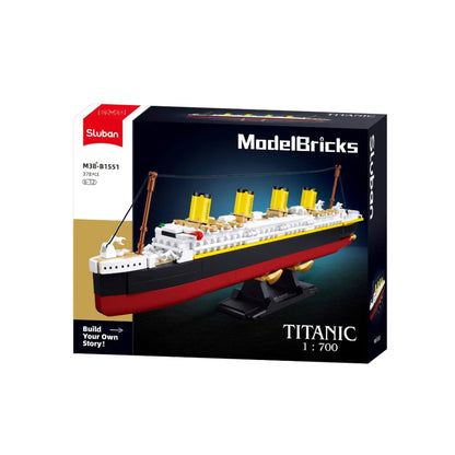 Sluban Titanic 1:700 Scale Building Block Model – 378 Pieces | M38-B1551